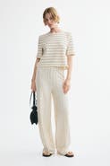 H&M Textured Pull-On Pants