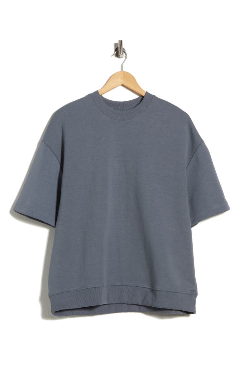 Relaxed Fit Crewneck T-Shirt, Alternate, color, MID BLUE