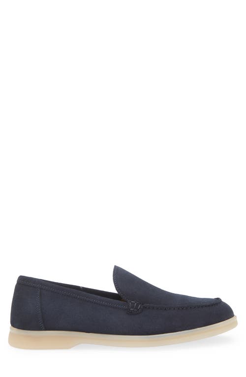 Bruno Magli Primo Leather Loafer In Navy Suede