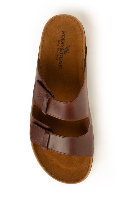Rodd & Gunn Ranfurly Slide Sandal In Redwood