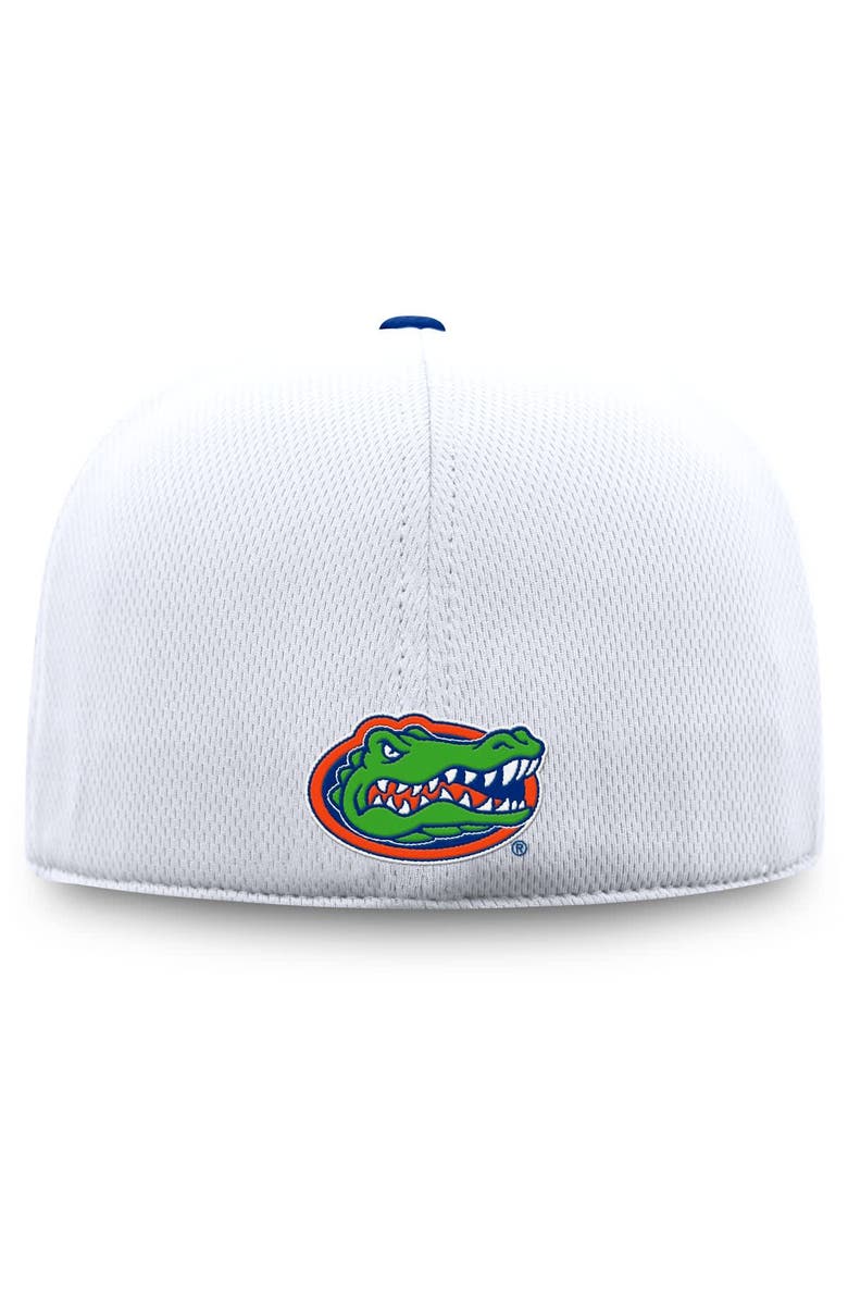 TOP OF THE WORLD Men's Top of the World White Florida Gators Dynasty Flex Hat, Alternate, color, 