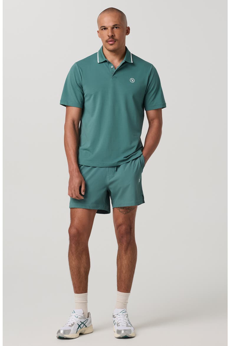 Gamepoint 2.0 Polo, Alternate, color, DARK CYAN