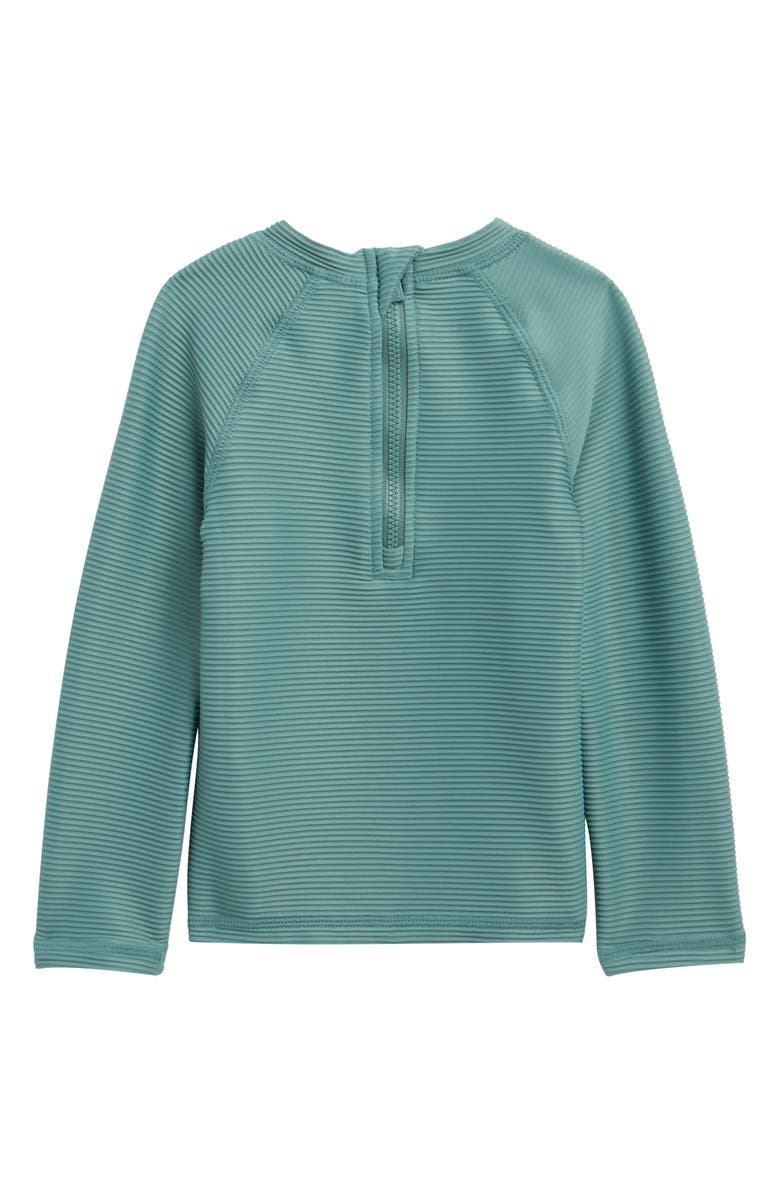 MILES BABY Long Sleeve Rashguard, Alternate, color, Teal