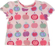 RuffleButts Baby Girls Short Sleeve Scallop Tee