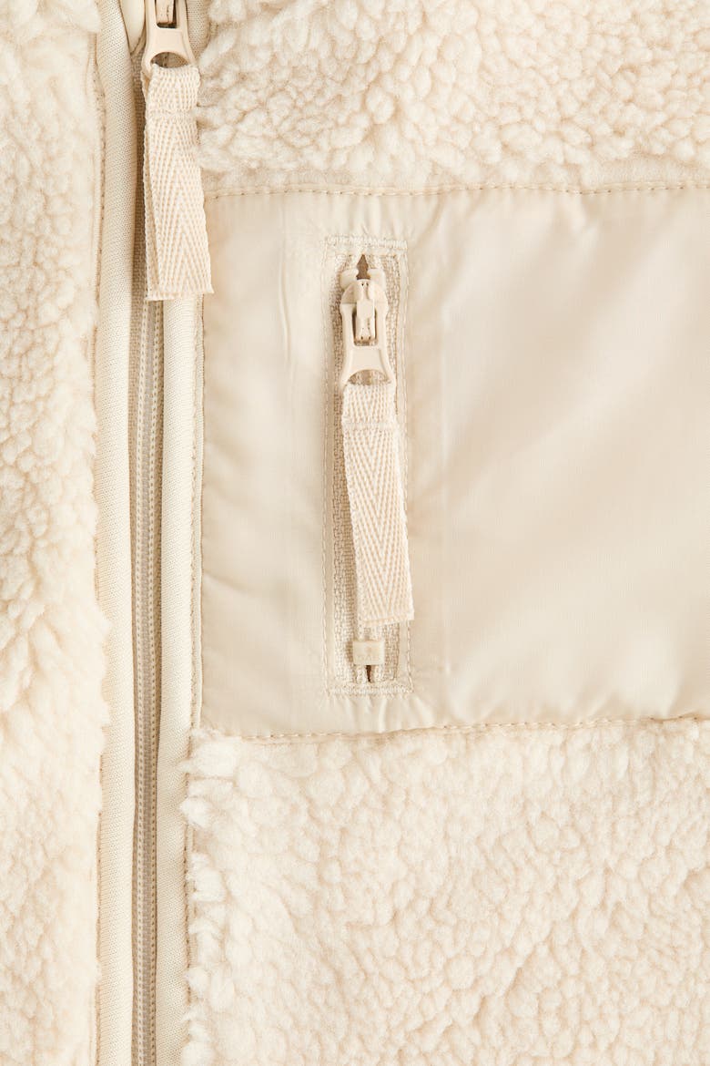 Teddy Gilet, Alternate, color, Light beige