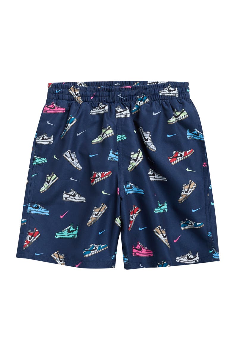 Kids' 7-Inch Volley Swim Trunks, Main, color, BLUE