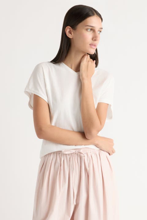 Willa Organic Cotton V-Neck Tee
