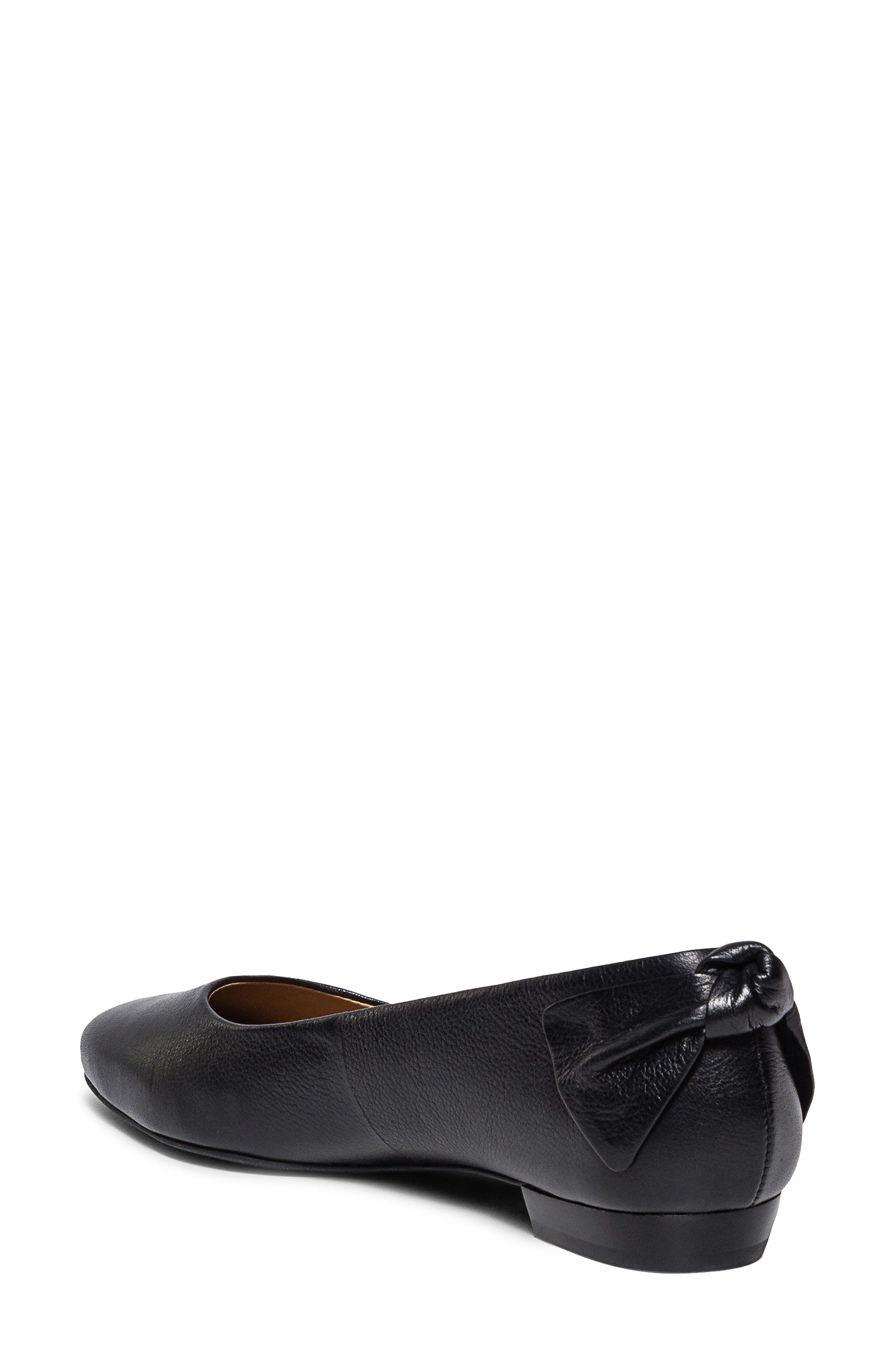 Bernardo Footwear Eloisa Flat, Alternate, color, Black Tumbled Calf