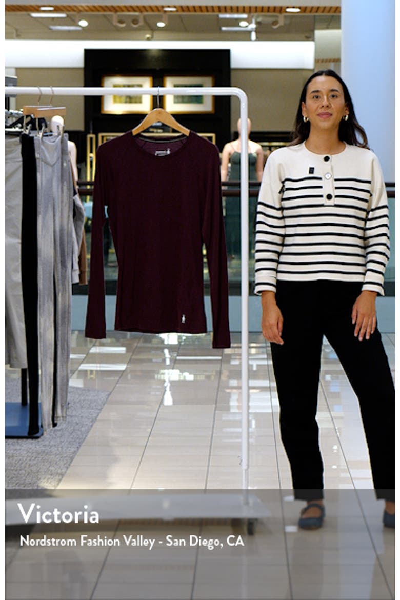 Classic Thermal Long Sleeve Merino Wool Base Layer T-Shirt video
