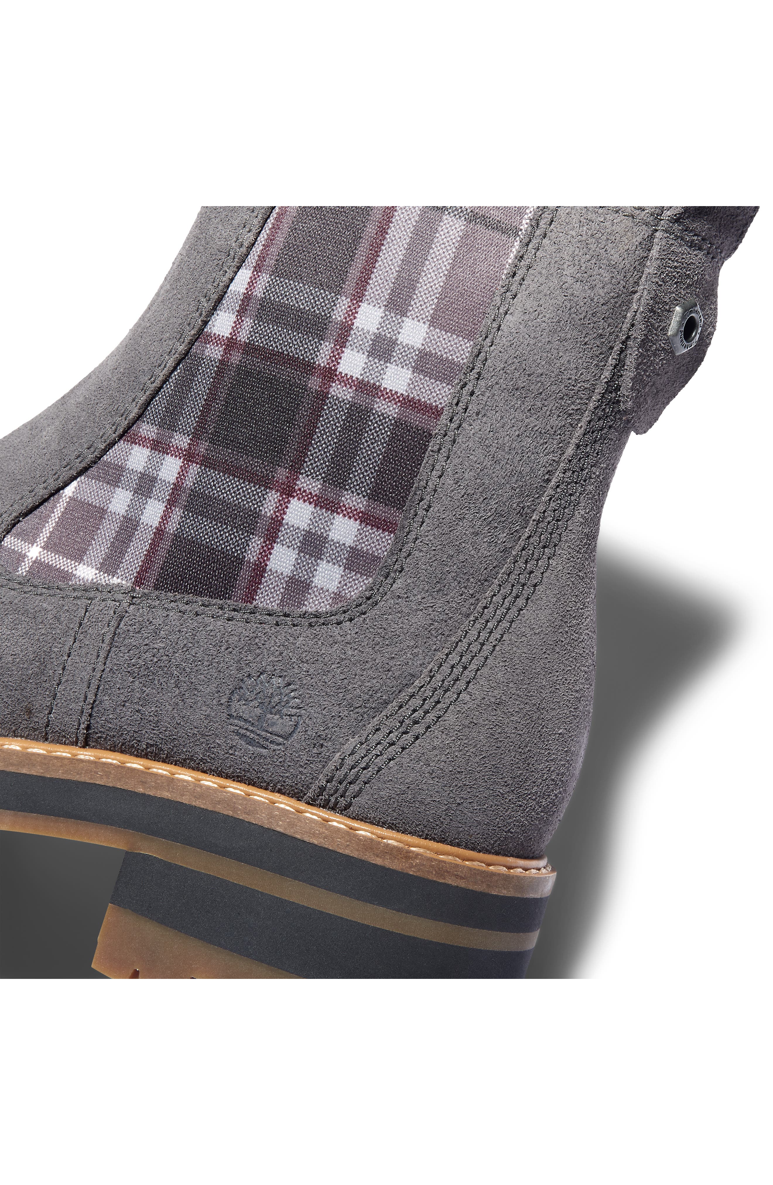 Courmayeur Valley Chelsea Boot, Alternate, color, DARK GREY NUBUCK