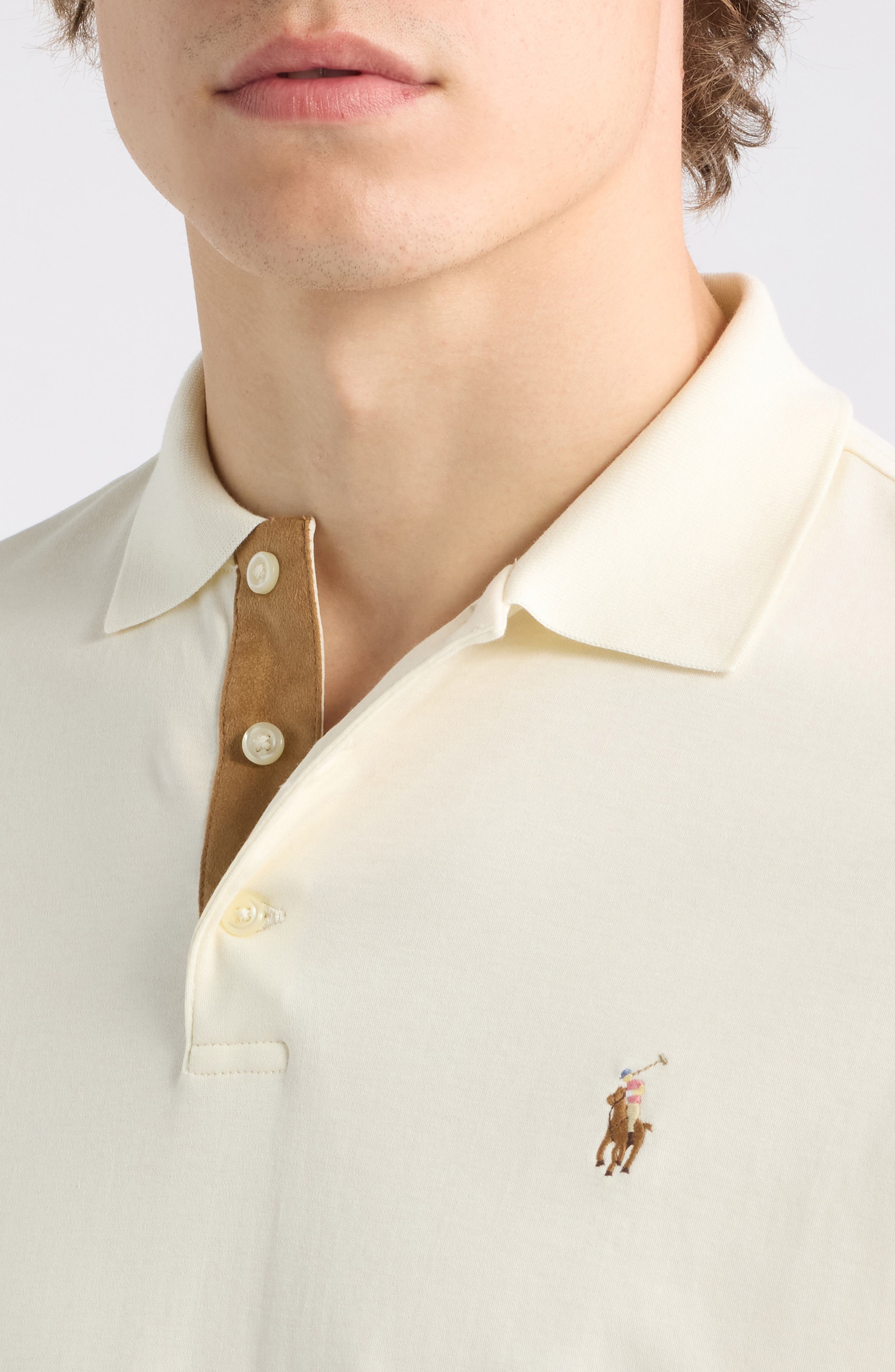 Polo Ralph Lauren Long Sleeve Pima Cotton Polo (Men) | Nordstrom