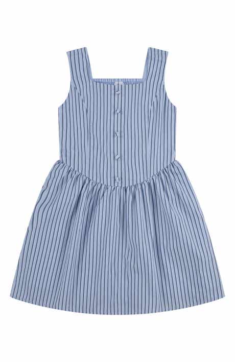 Kids' Stripe Cotton Blend Sundress