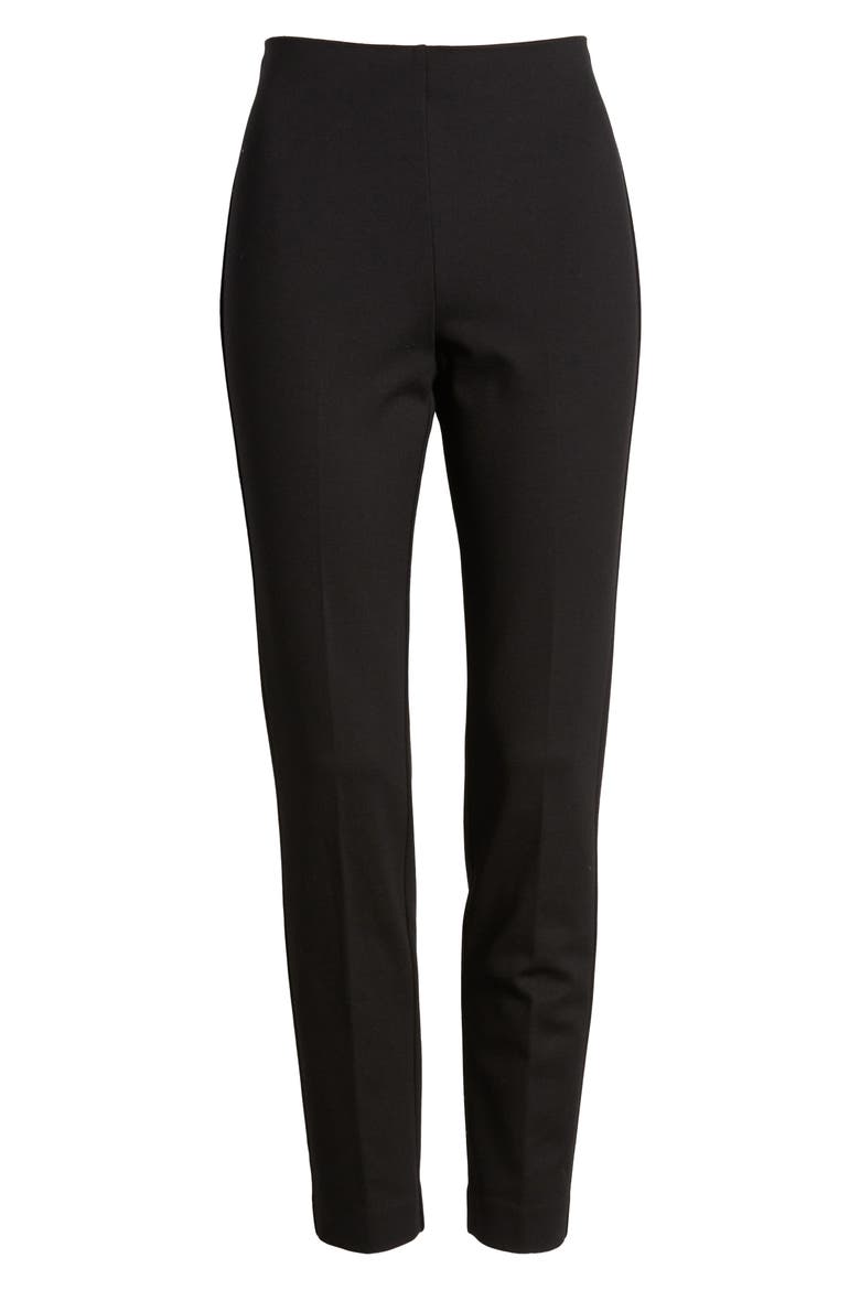 Hollywood High Waist Slim Pull-On Pants, Alternate, color, ANNE BLACK