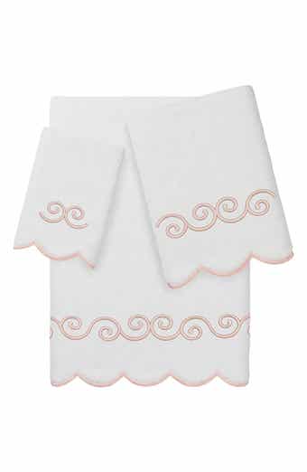 Symmetra Scallop 3-Piece Turkish Cotton Towel Set