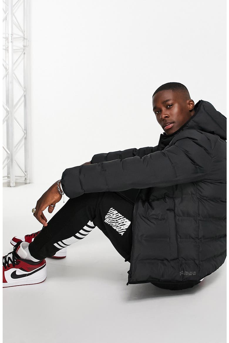 Quilted Liner Jacket, Alternate, color, BLACK
