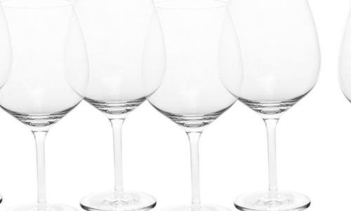 Schott Zwiesel Banquet Set Of 6 Burgundy Red Wine Glasses In Transparent