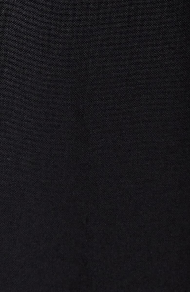 Nordstrom Solid Stretch Button-Up Shirt, Alternate, color, Black