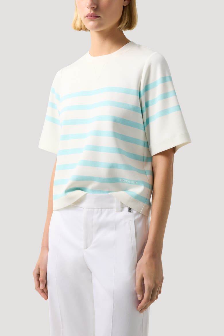 Shirt Stacey, Alternate, color, Off-white/light blue