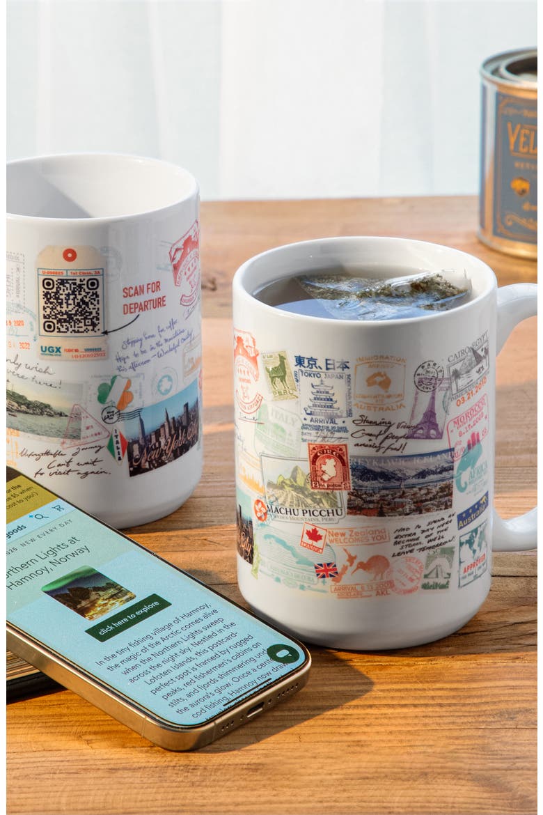 Travel the World in 365 Days QR Mug, Main, color, Multi