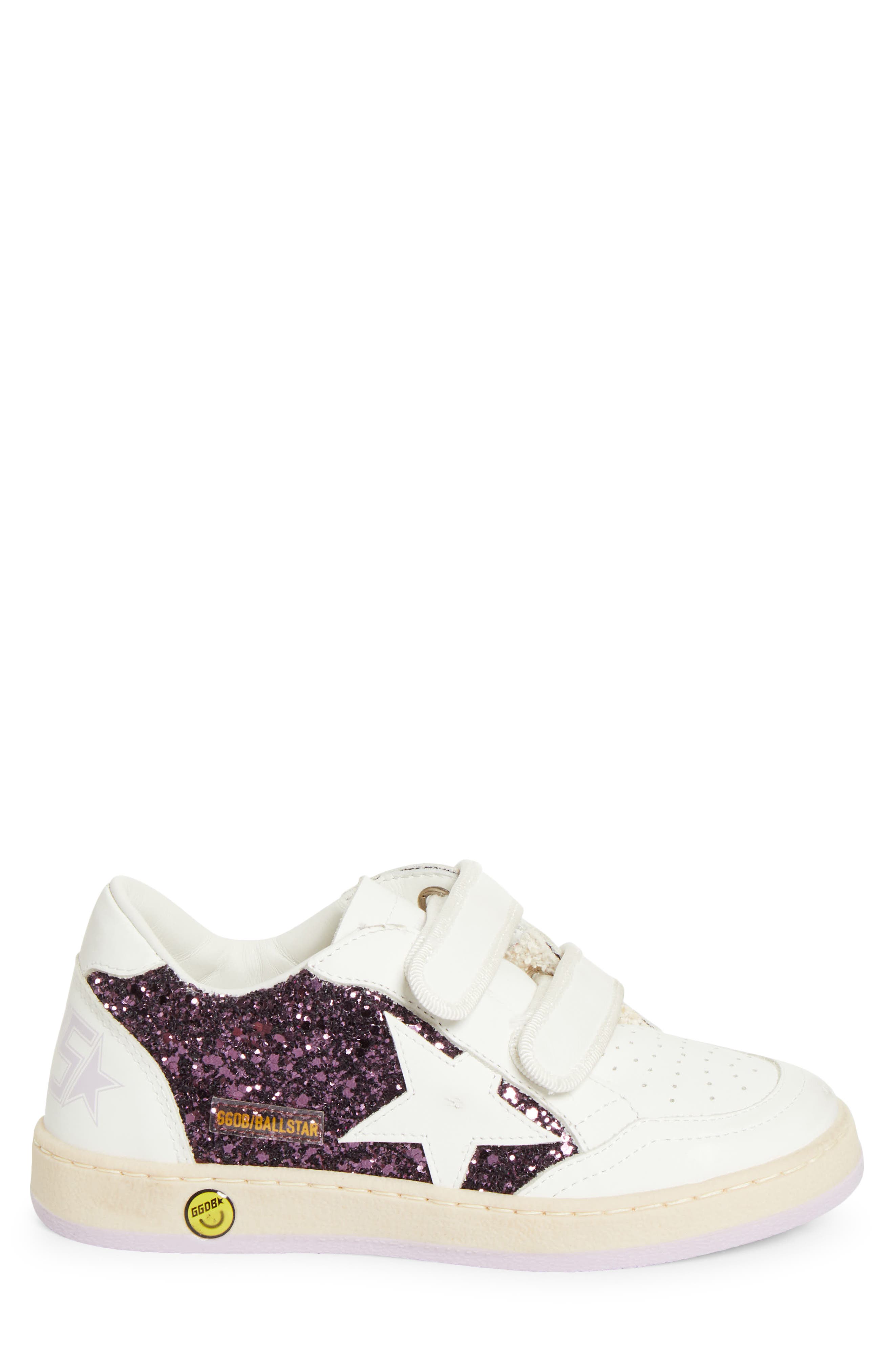 Golden Goose Kids' Ball Star Sneaker, Alternate, color, Purple/ White