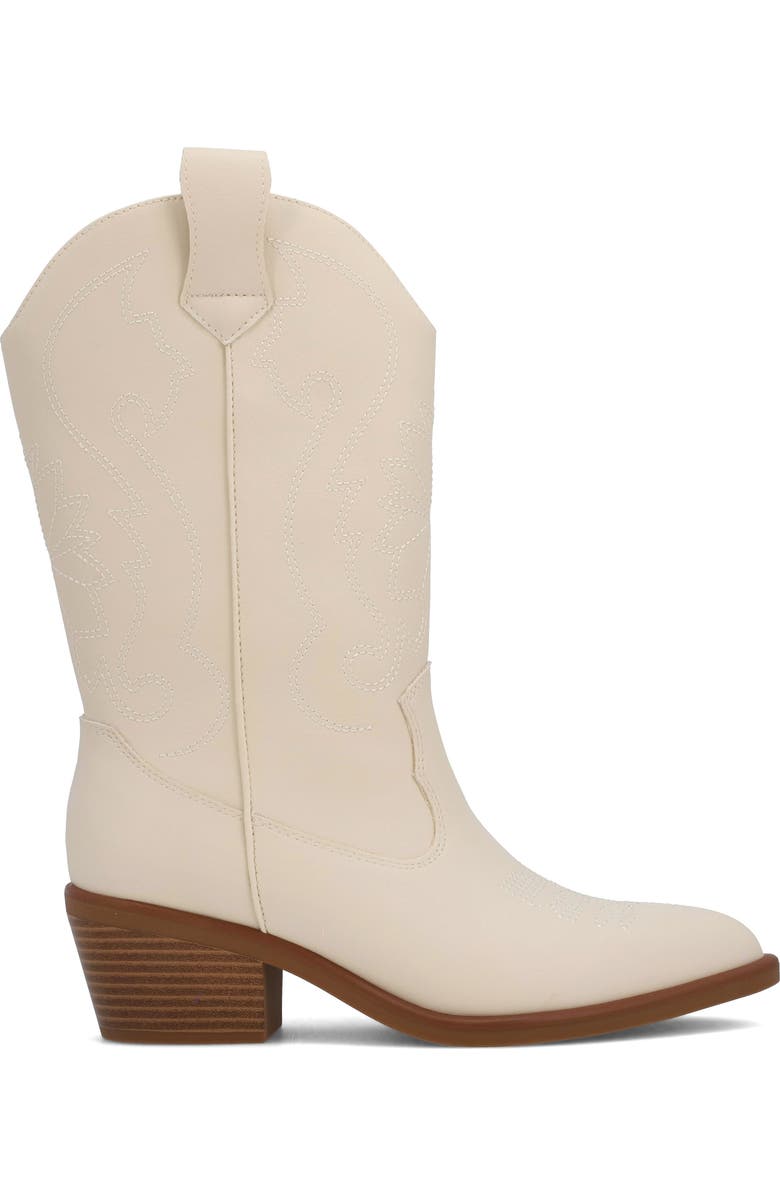 MIA Faylinn Western Boot, Alternate, color, Ivory