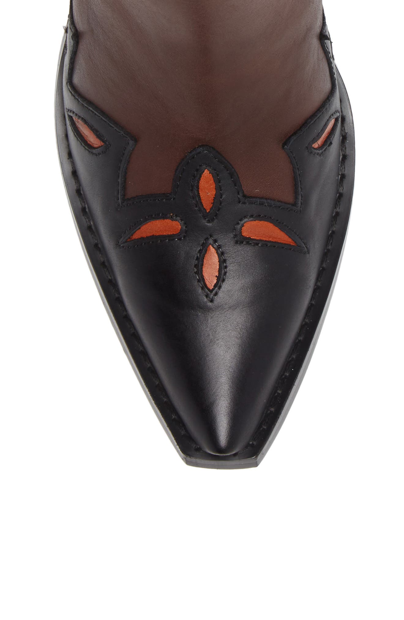 Jeffrey Campbell Looney Patch Western Boot, Alternate, color, 