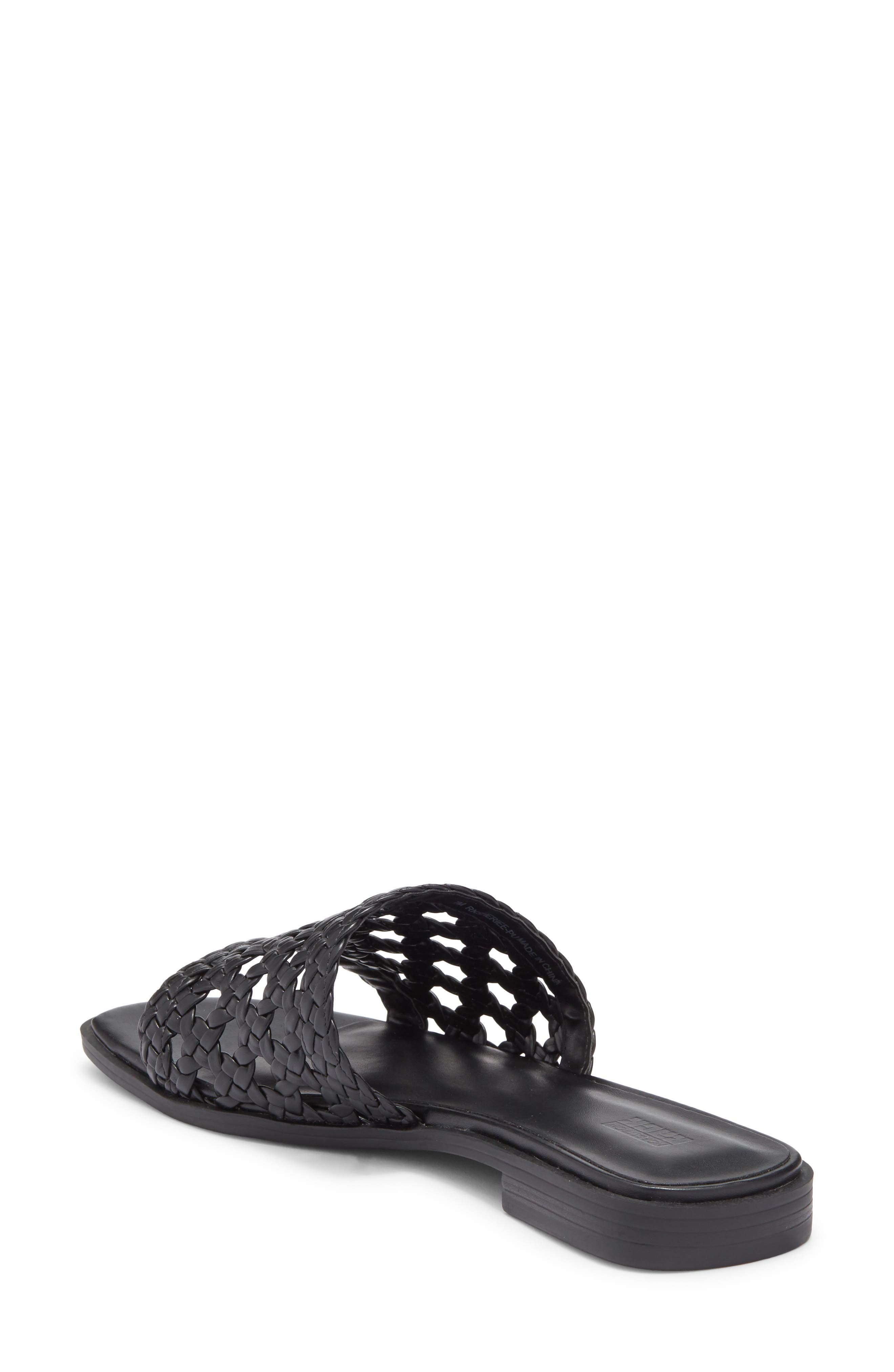 NORDSTROM RACK Sheriee Sandal, Alternate, color, Black