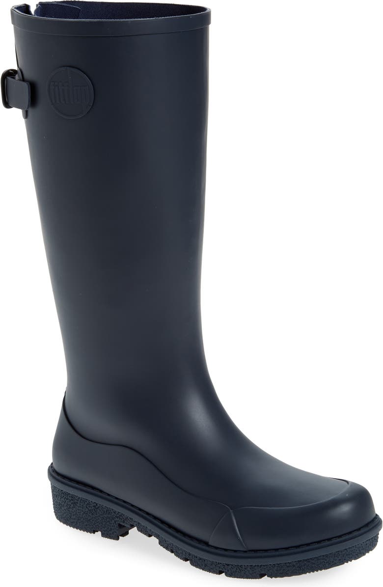 FitFlop WonderWelly Waterproof Rain Boot, Main, color, Midnight Navy
