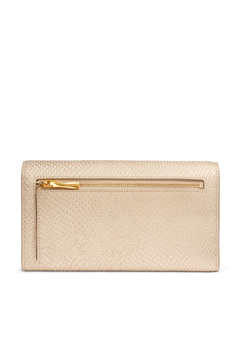 Malverne Wristlet, Alternate, color, Metallic Bone