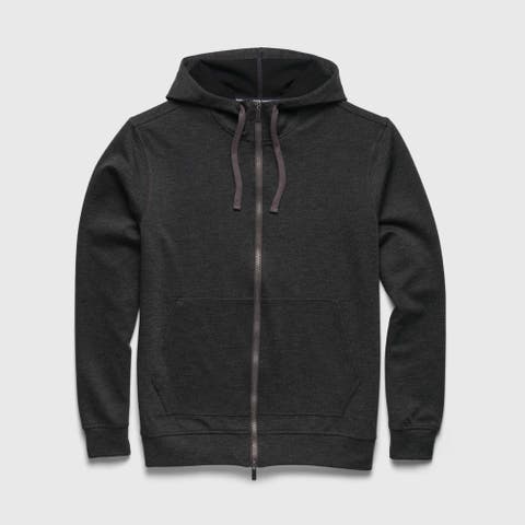 Danny Full-Zip Twill Hoodie