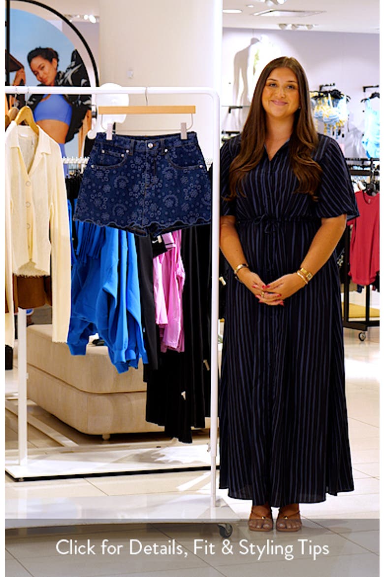 Delilah Denim Eyelet Skort video