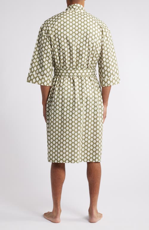 Majestic International Midcentury Woven Robe In Brown