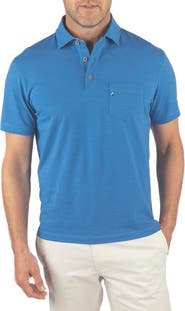 Tailor Vintage Stretch Cotton Slub Jersey Polo