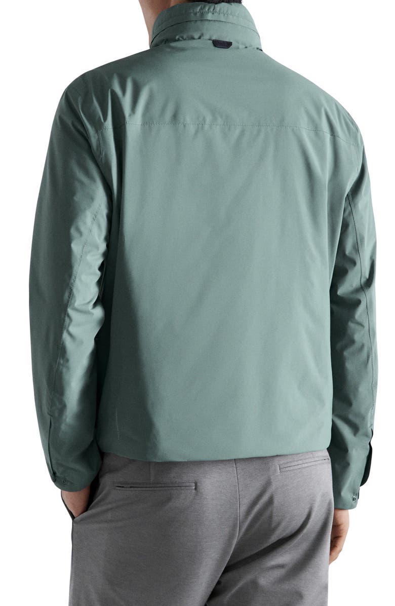 MANGO Packable Water Repellent Jacket, Alternate, color, Dark Green