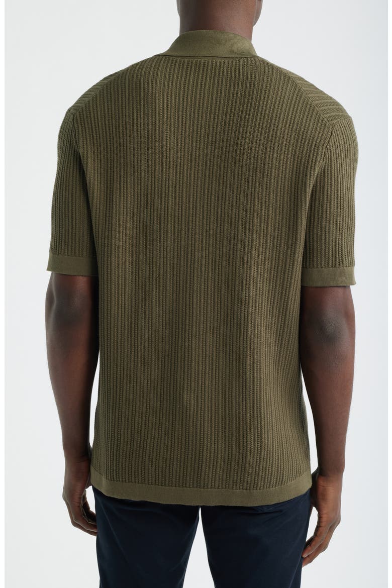 Lomaro Short Sleeve Cardigan, Alternate, color, OPEN GREEN