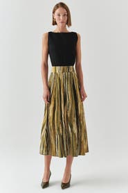 Exquise Sloan Striped Skirt