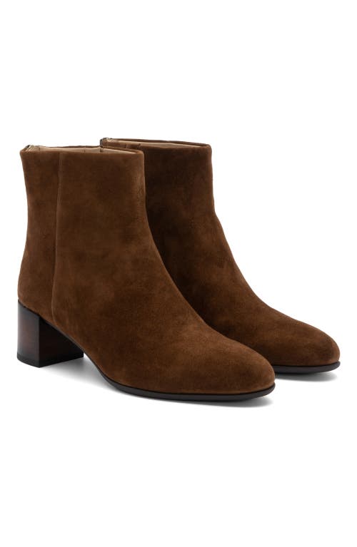 Abeo Plaza Back Zip Boot In Caramel - Regular