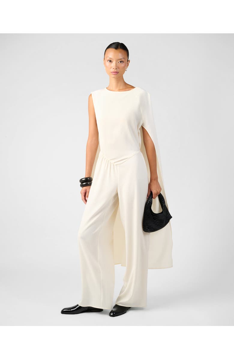 WeWoreWhat Draped Dolman Sleeve Jumpsuit, Alternate, color, Ivory
