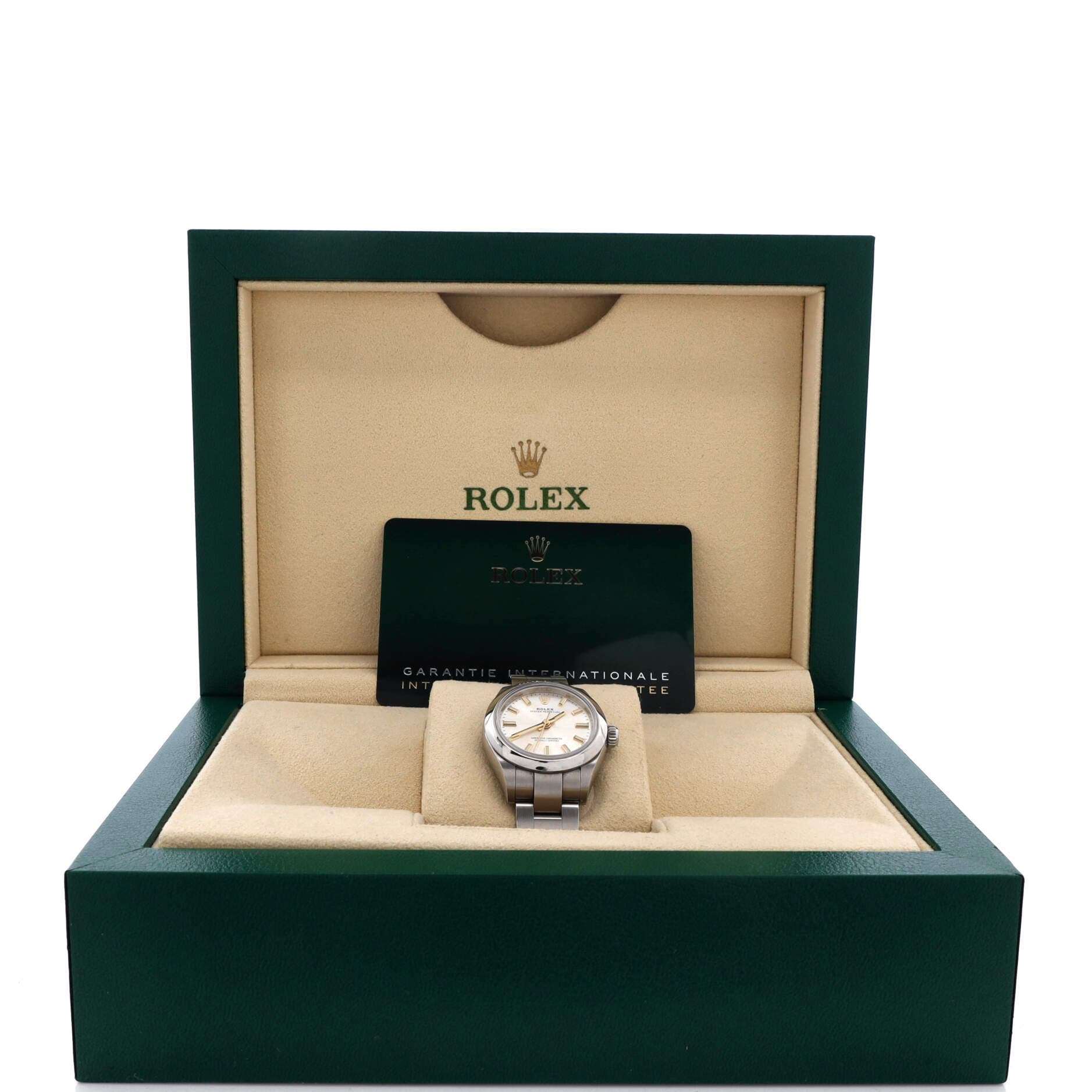Oyster Perpetual Automatic Watch Stainless Steel 28, Alternate, color, Metallic Silver