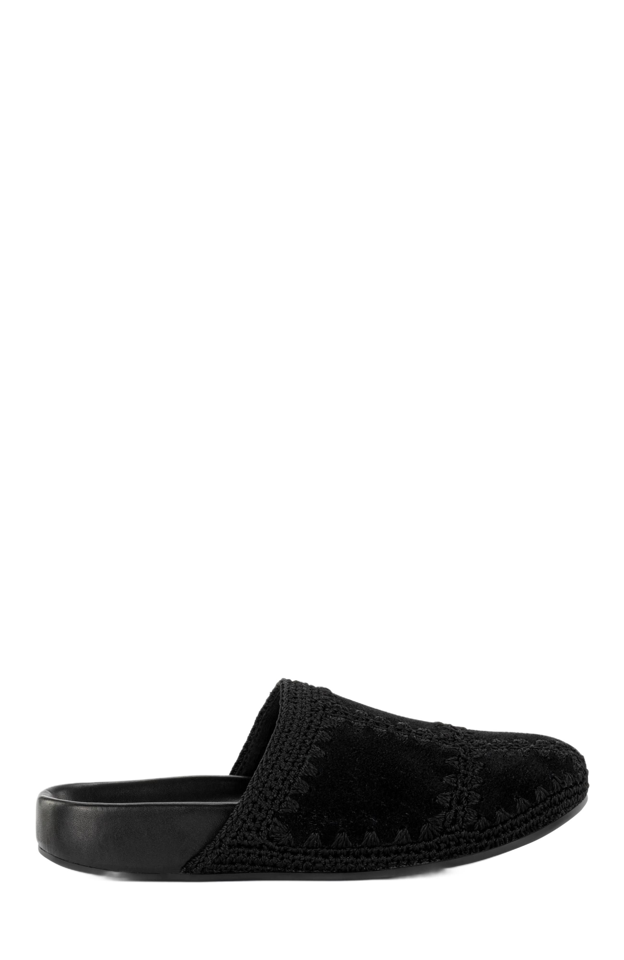 The Sak Bolinas Suede Clog Shoe, Alternate, color, Black Suede Patch