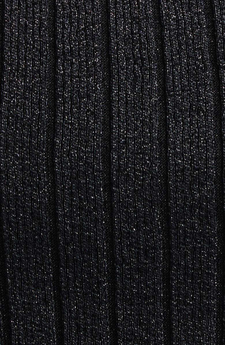 TOM FORD Metallic Rib Tank Top, Alternate, color, Lb999 Black