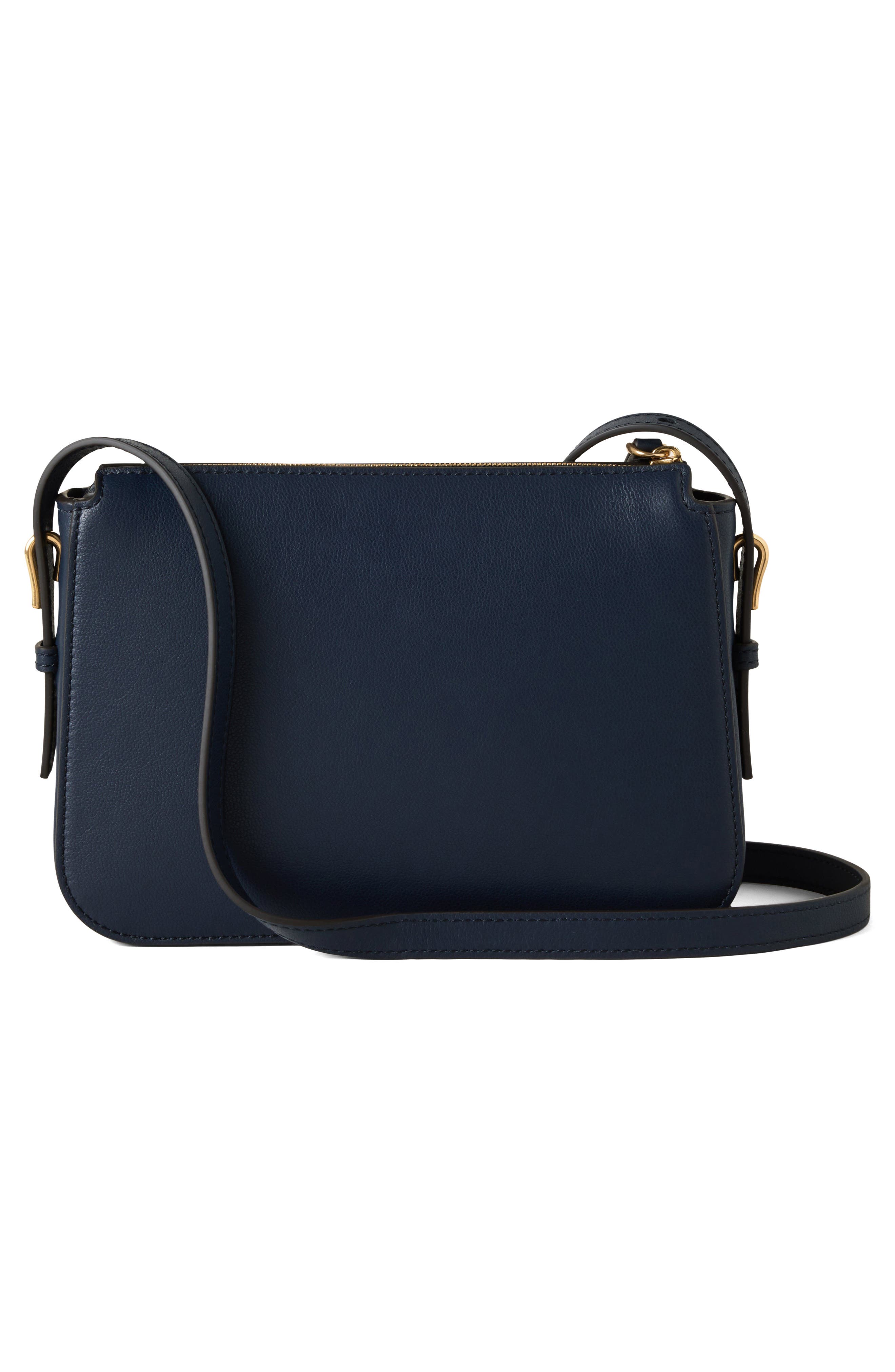 Mulberry Clovelly Leather Crossbody Bag, Alternate, color, Night Sky