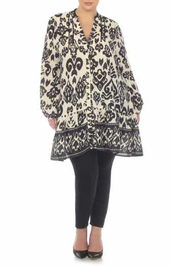 BOHO ME Button Front Tunic