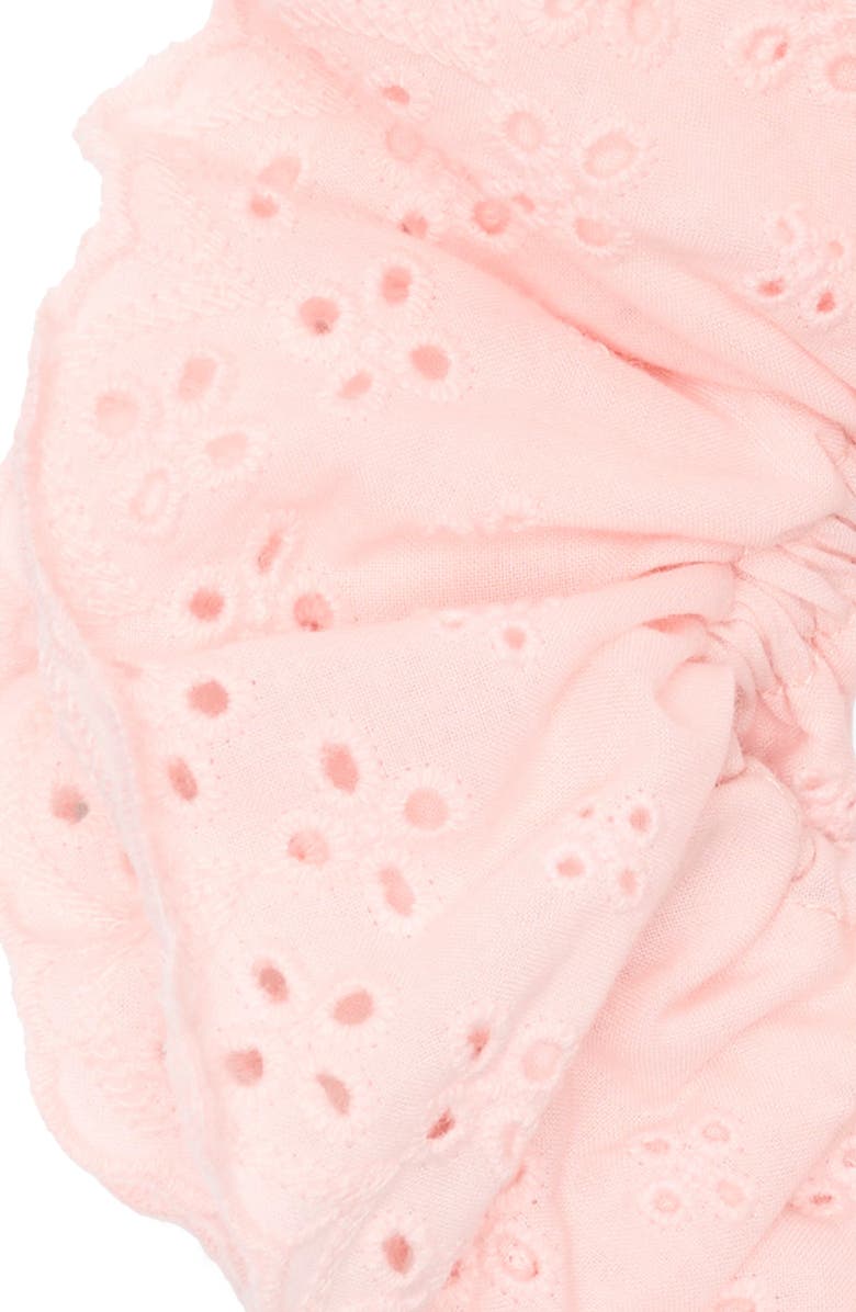 L. Erickson Arden Eyelet Scrunchie, Alternate, color, Pink