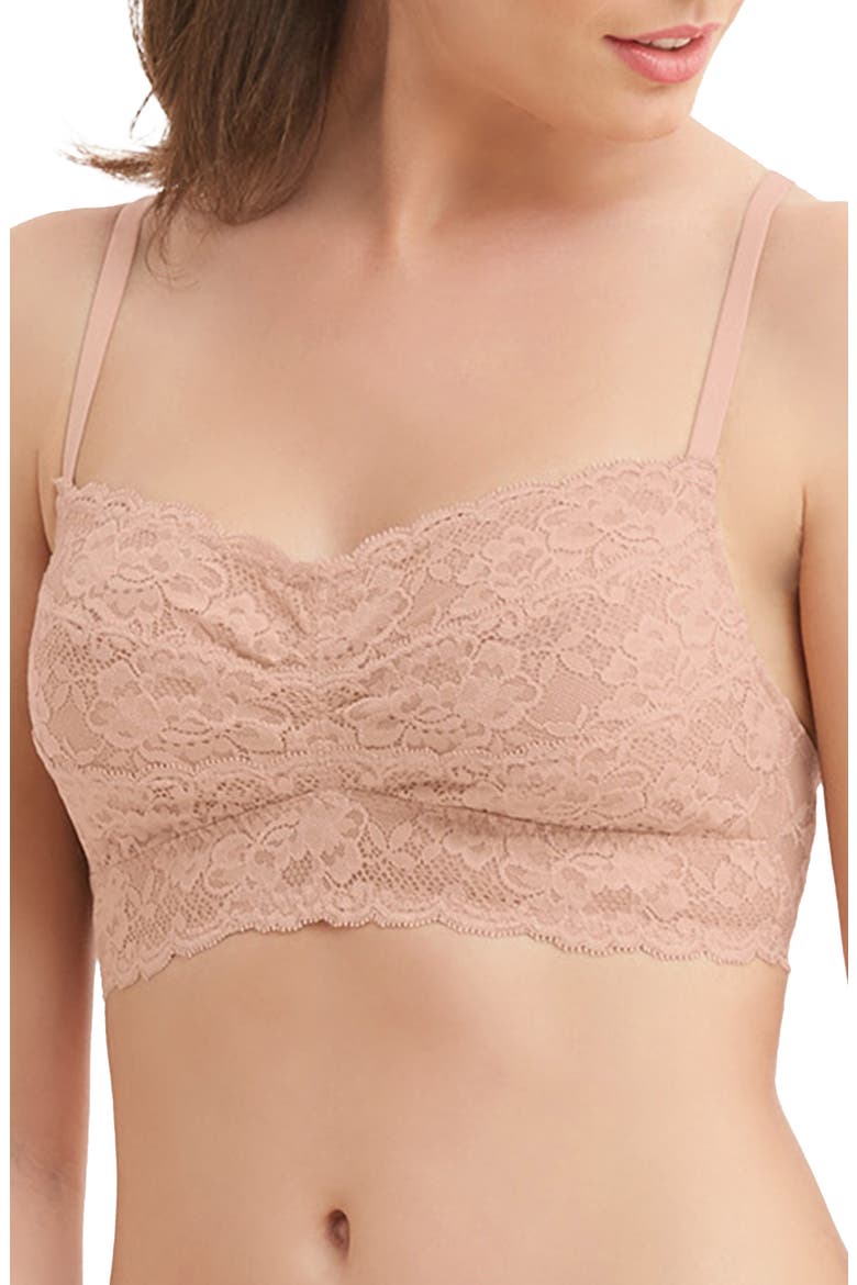 Lace Bralette, Main, color, SAND