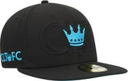 New Era Men's New Era Black Charlotte FC Kick Off 59FIFTY Fitted Hat