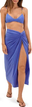 ViX Paula Hermanny Karen Cover-Up Midi Skirt