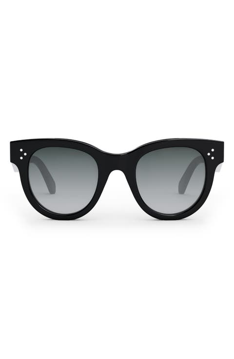 Bold 3 Dots 48mm Square Sunglasses