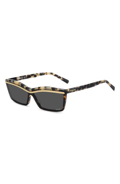 Missoni 63mm Oversize Rectangular Sunglasses In Multi