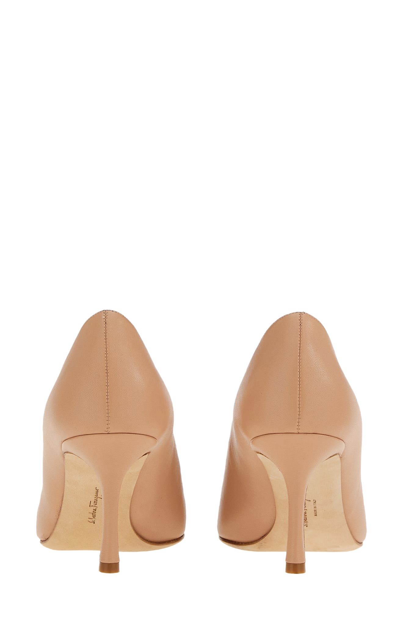 FERRAGAMO Winnie Bow Pointed Toe Pump, Alternate, color, 